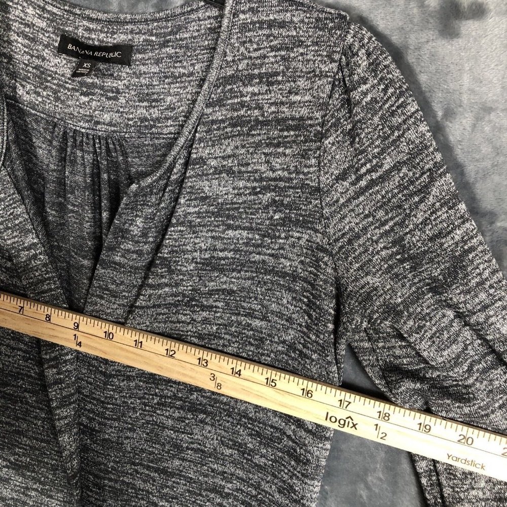 BANANA REPUBLIC Women's Sweater Pullover Extra Small Gray Long Sleeve XS - Picture 10 of 14